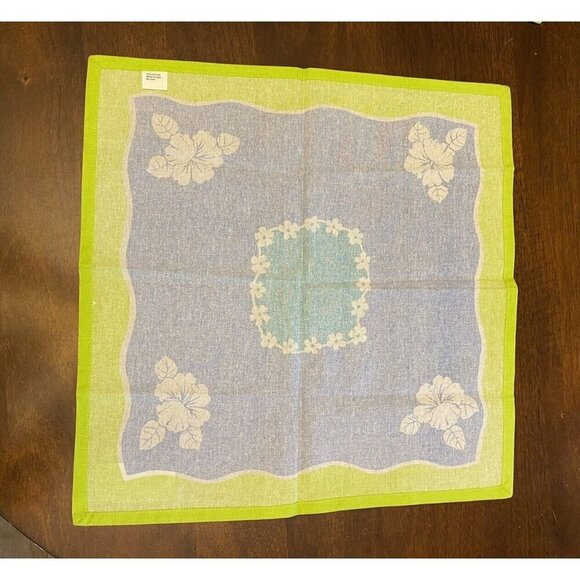 Lot Of 8 Placemats & 8 Napkin Set Home Wear "Luau" Placemats & Napkins Floral - Picture 9 of 16
